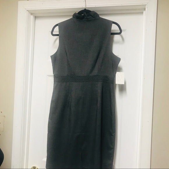 NY&CO gray pinstriped work dress-size 12 - Picture 5 of 7